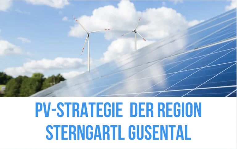 PV-Strategie der Region Sterngartl Gusental