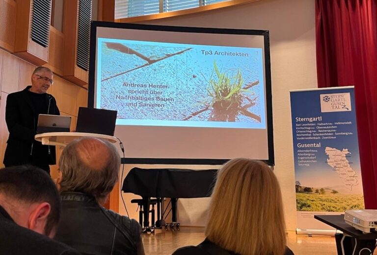 Vortrag "Nachhaltig Bauen und Sanieren" in Steyregg