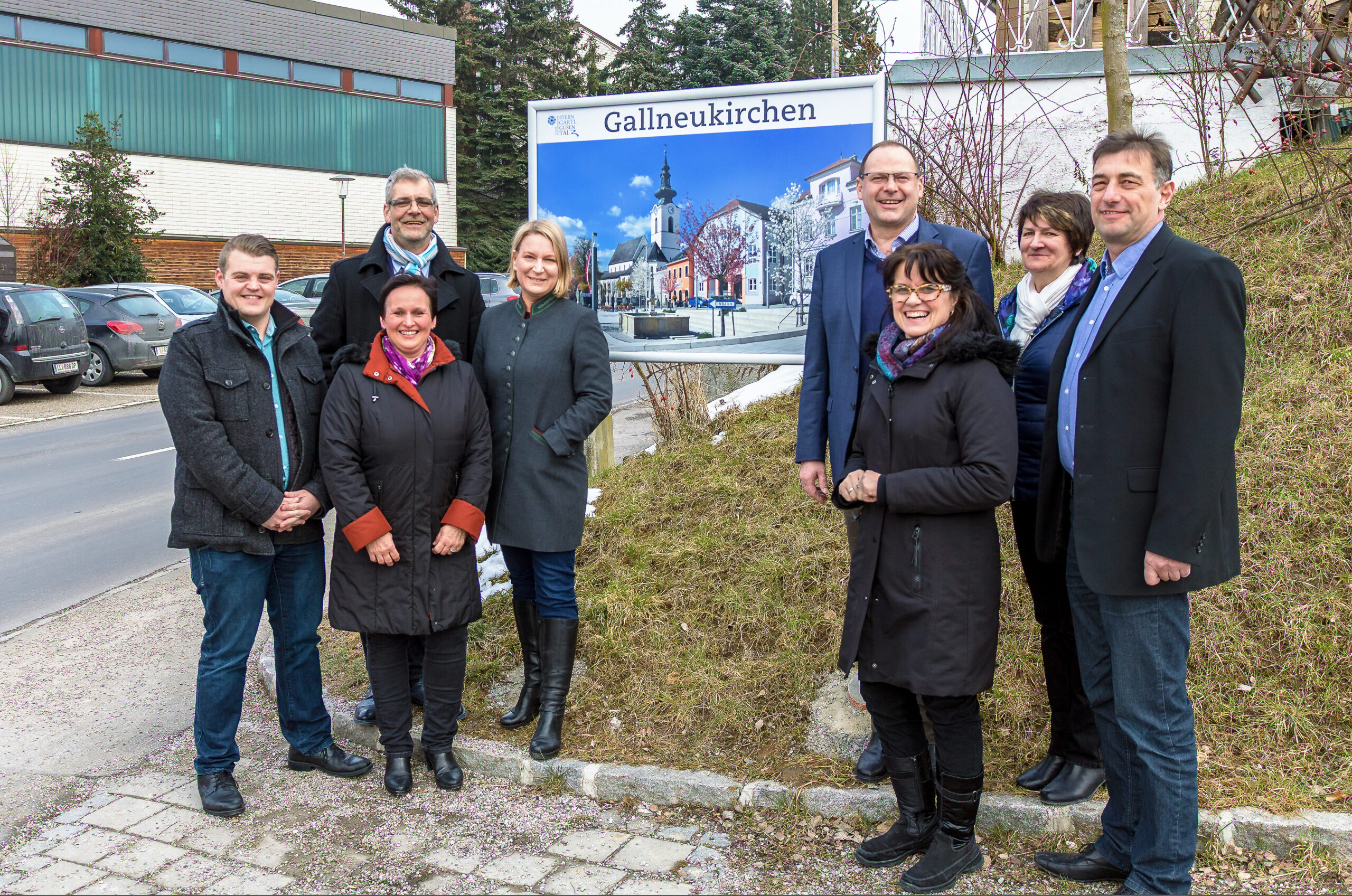 Gruppenfoto Einheitliche Werbezonen