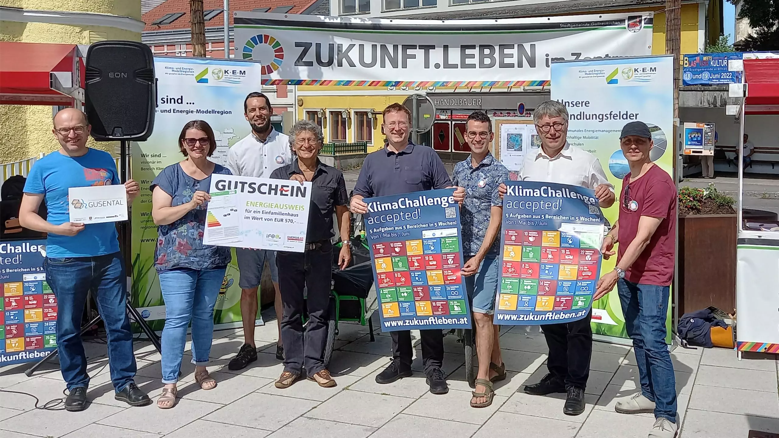 Gruppenfoto Abschluss KlimaChallenge 2022