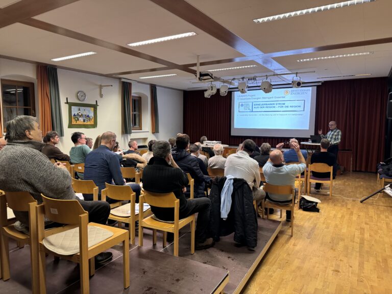 Publikum Informationsveranstaltung „Erneuerbare Energien (EEG)“ in Zwettl