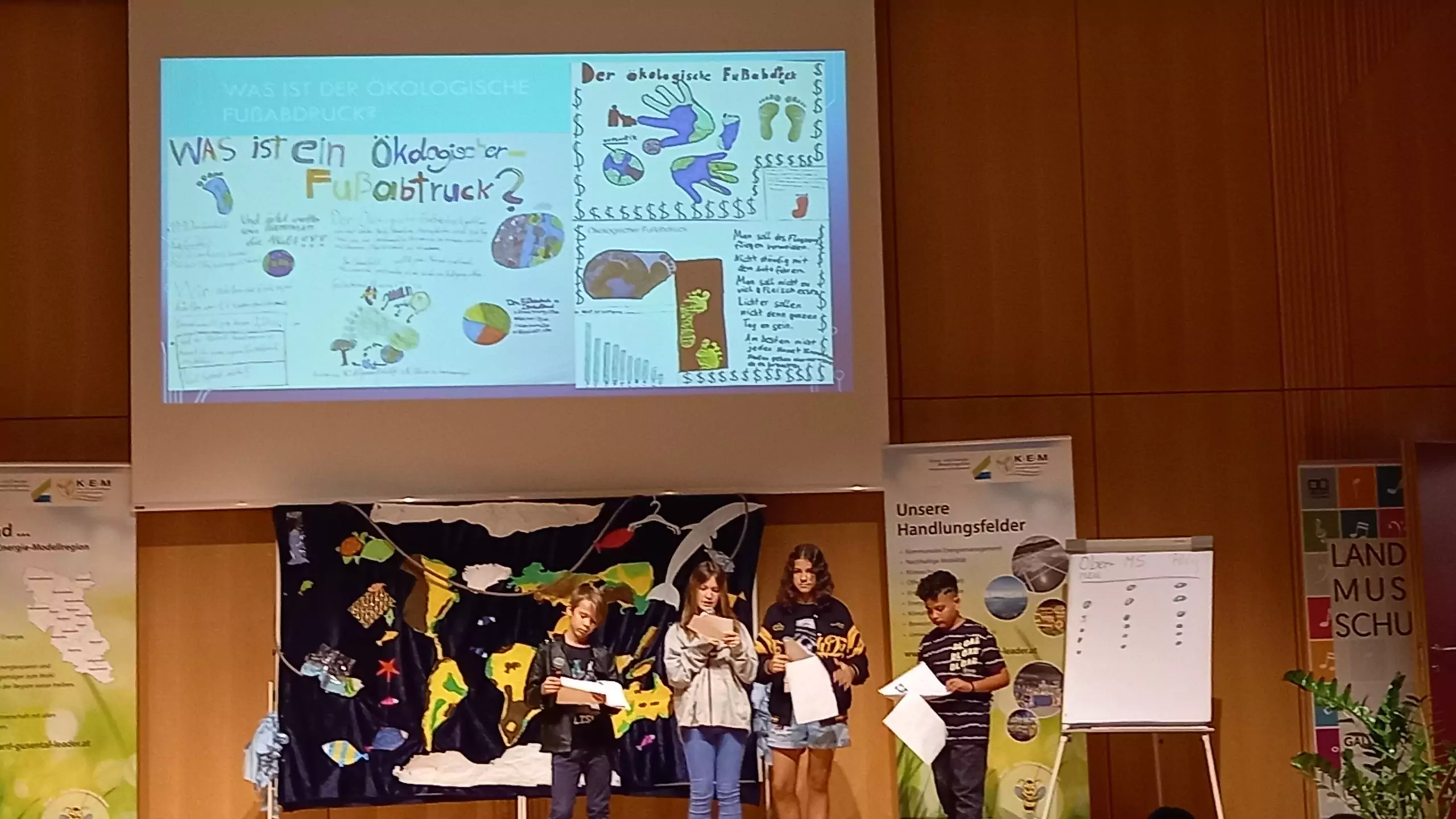 ökologischer Fußabdruck - Abschlussveranstaltung Klimaschulen Sterngartl Gusental 2020-2022