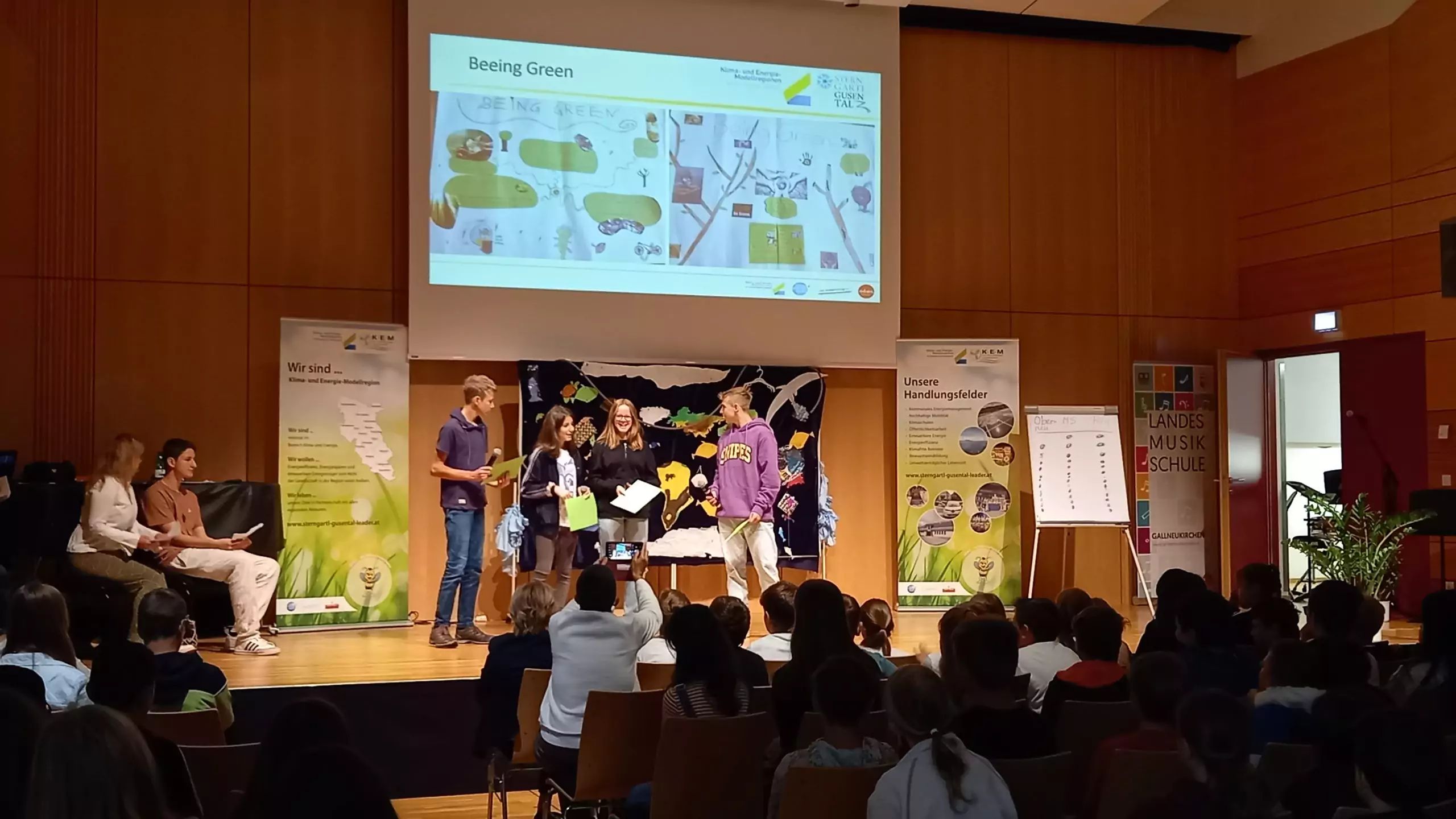 Being Green - Abschlussveranstaltung Klimaschulen Sterngartl Gusental 2020-2022