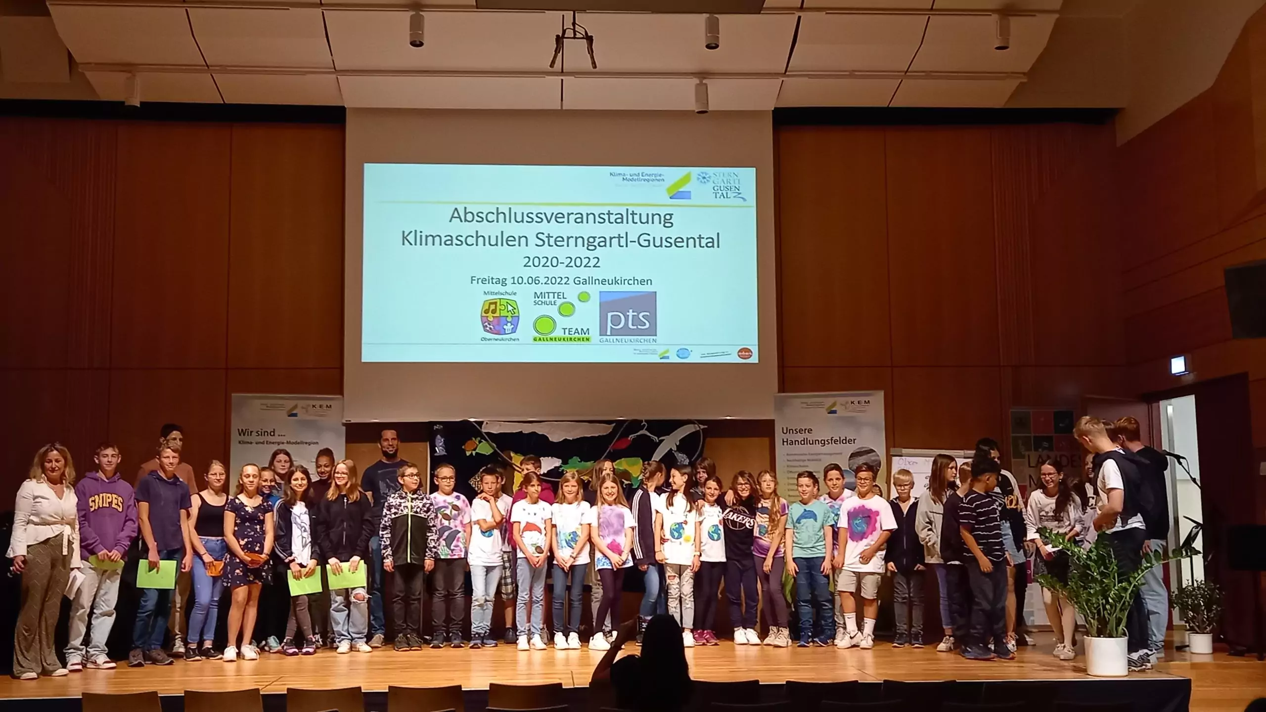 Abschlussveranstaltung Klimaschulen Sterngartl Gusental 2020-2022