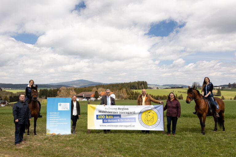 Gruppenfoto Digitalisierung des Reitwegnetzes