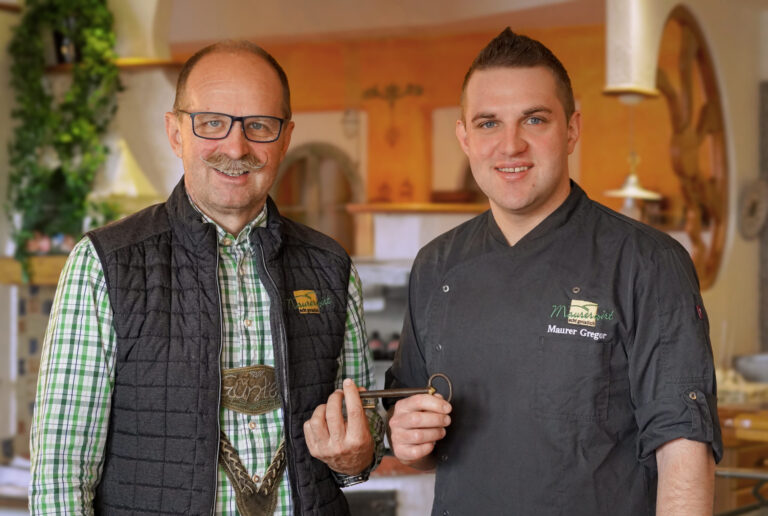 Maurerwirt Günter und Gregor