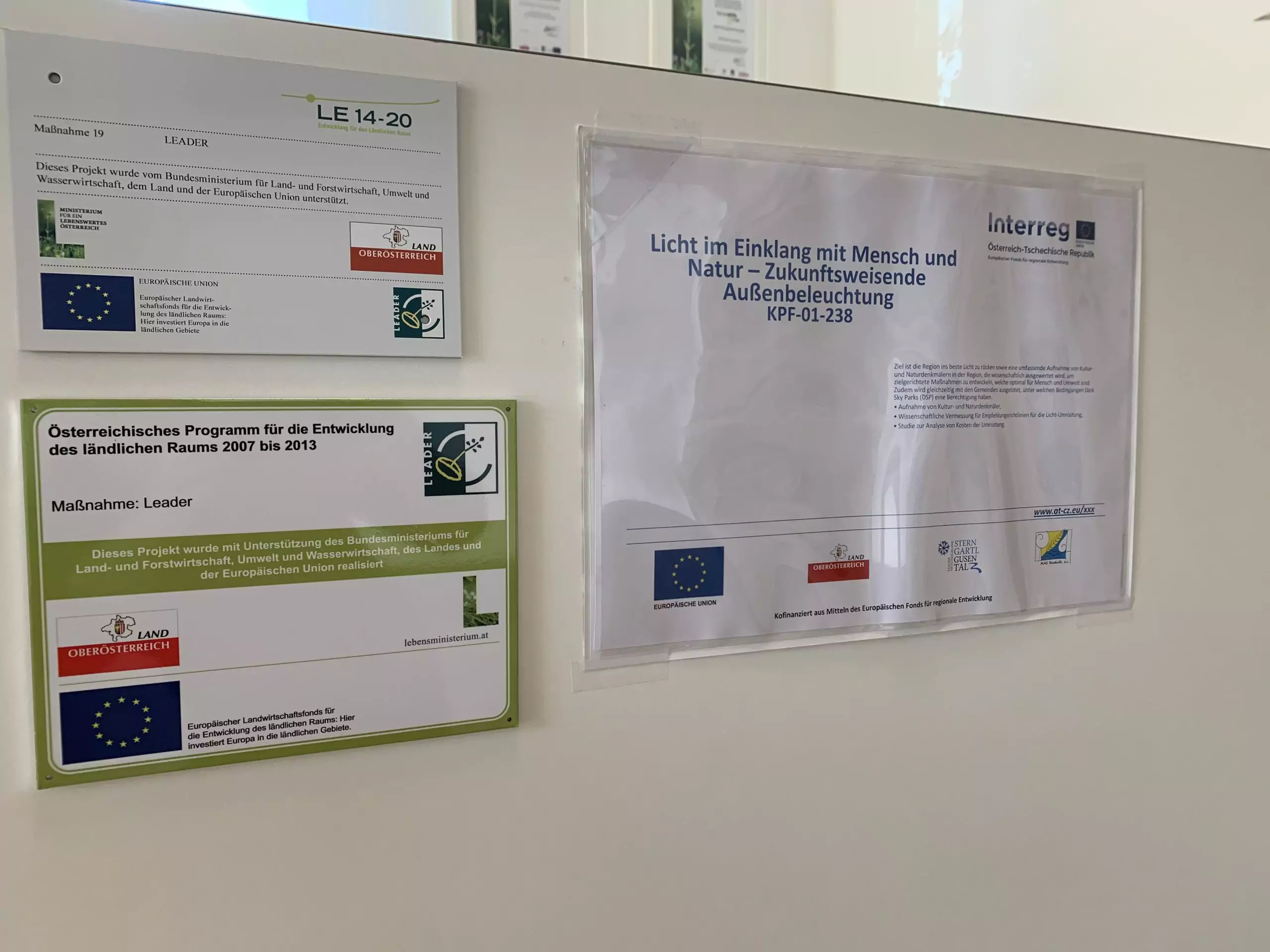 Publizität Plakat LEADER Büro