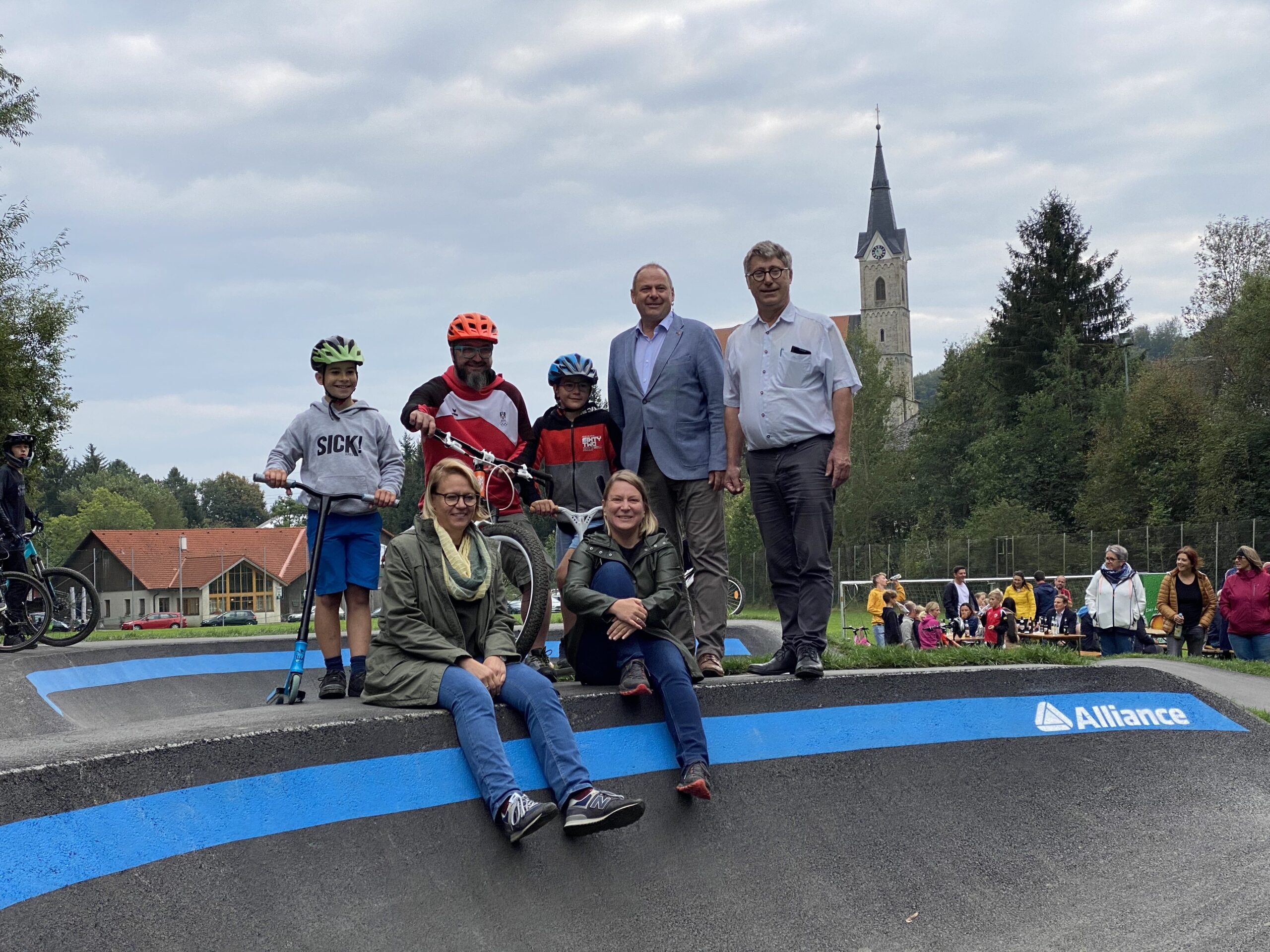 Gruppenfoto Pumptrack Reichenau