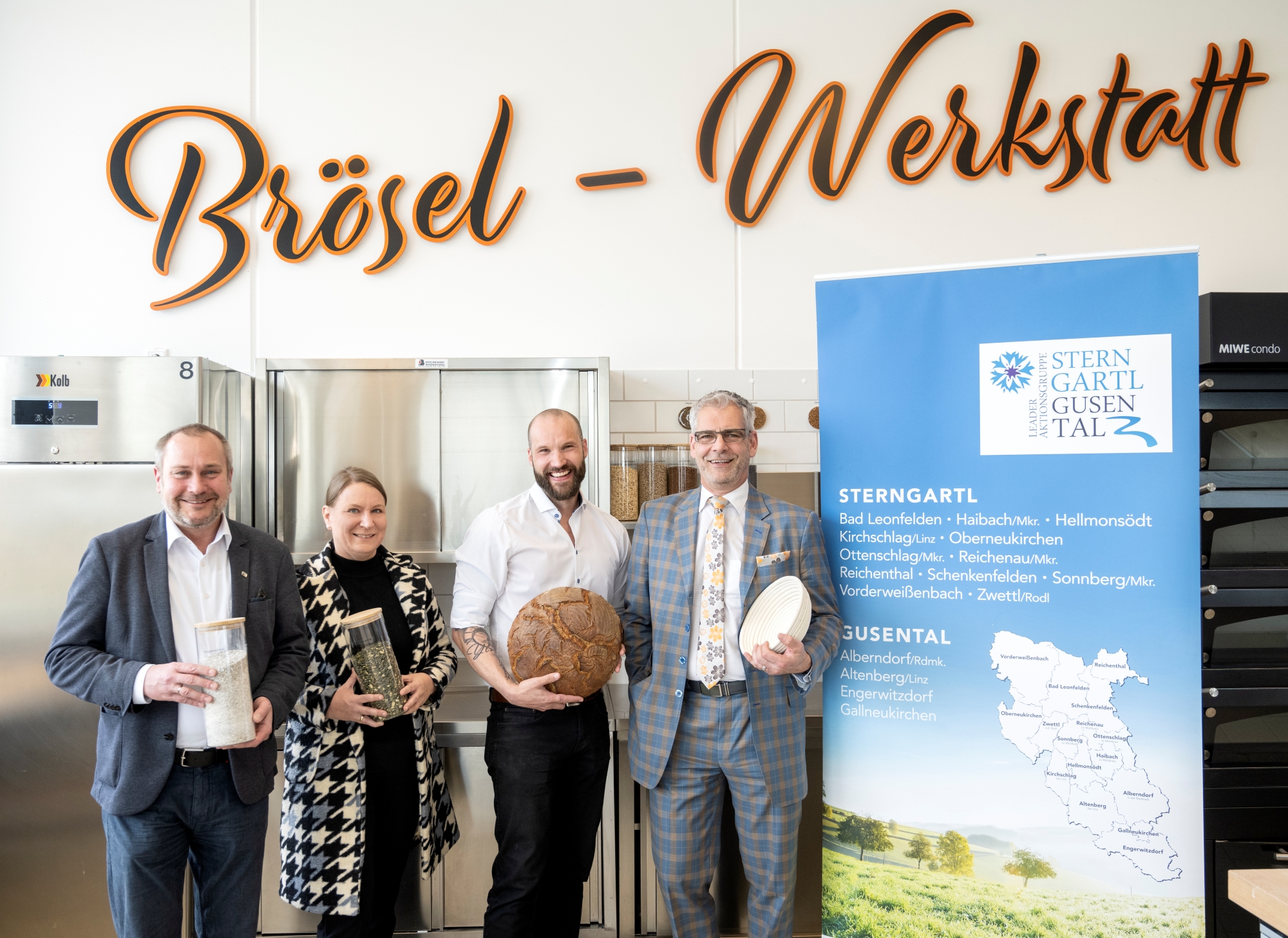 Gruppenfoto Brösel-Werkstatt Bäckerei Filipp