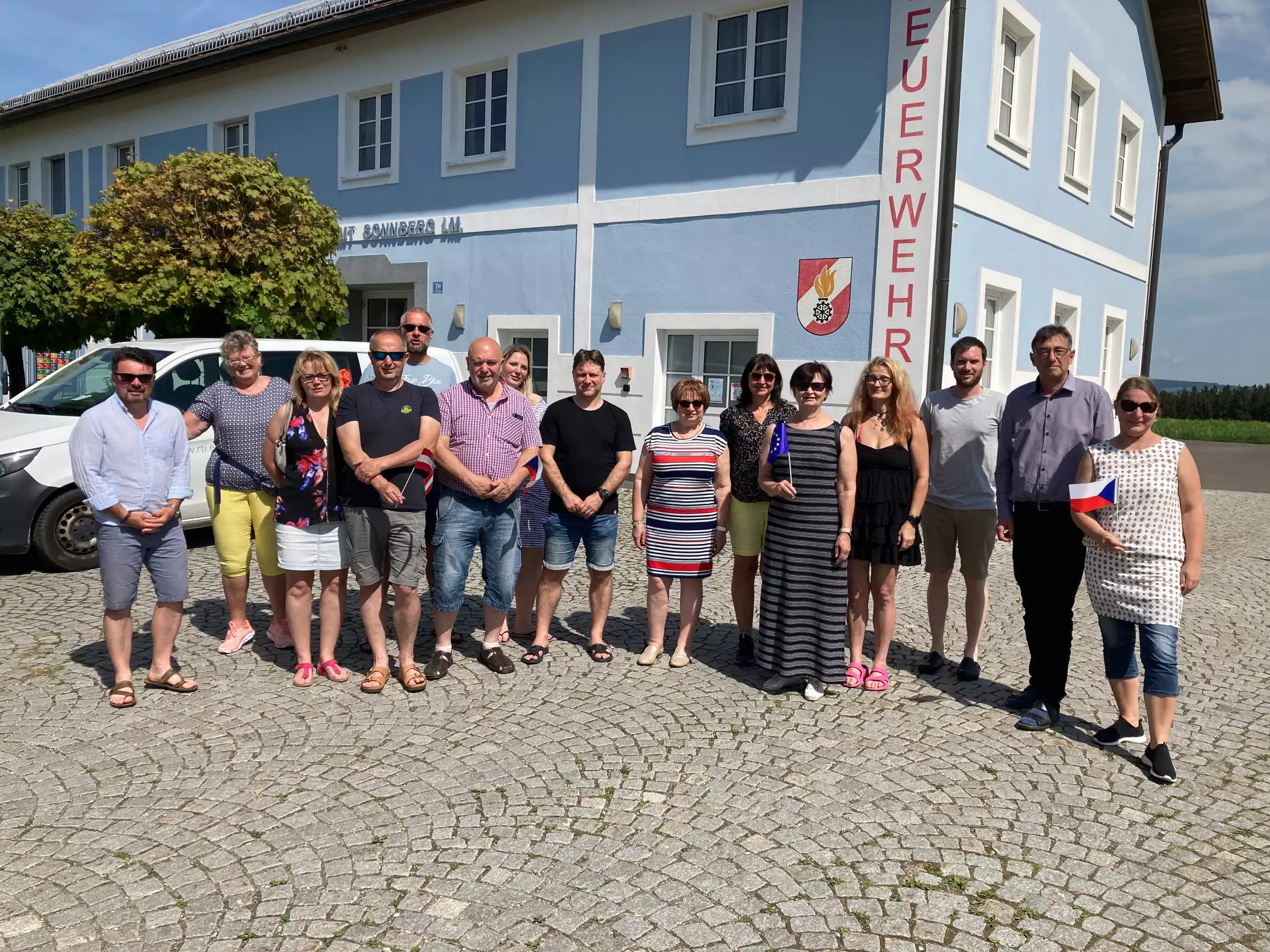 Gruppenfoto - Exkursion in den Dark Sky Park Attersee-Traunsee