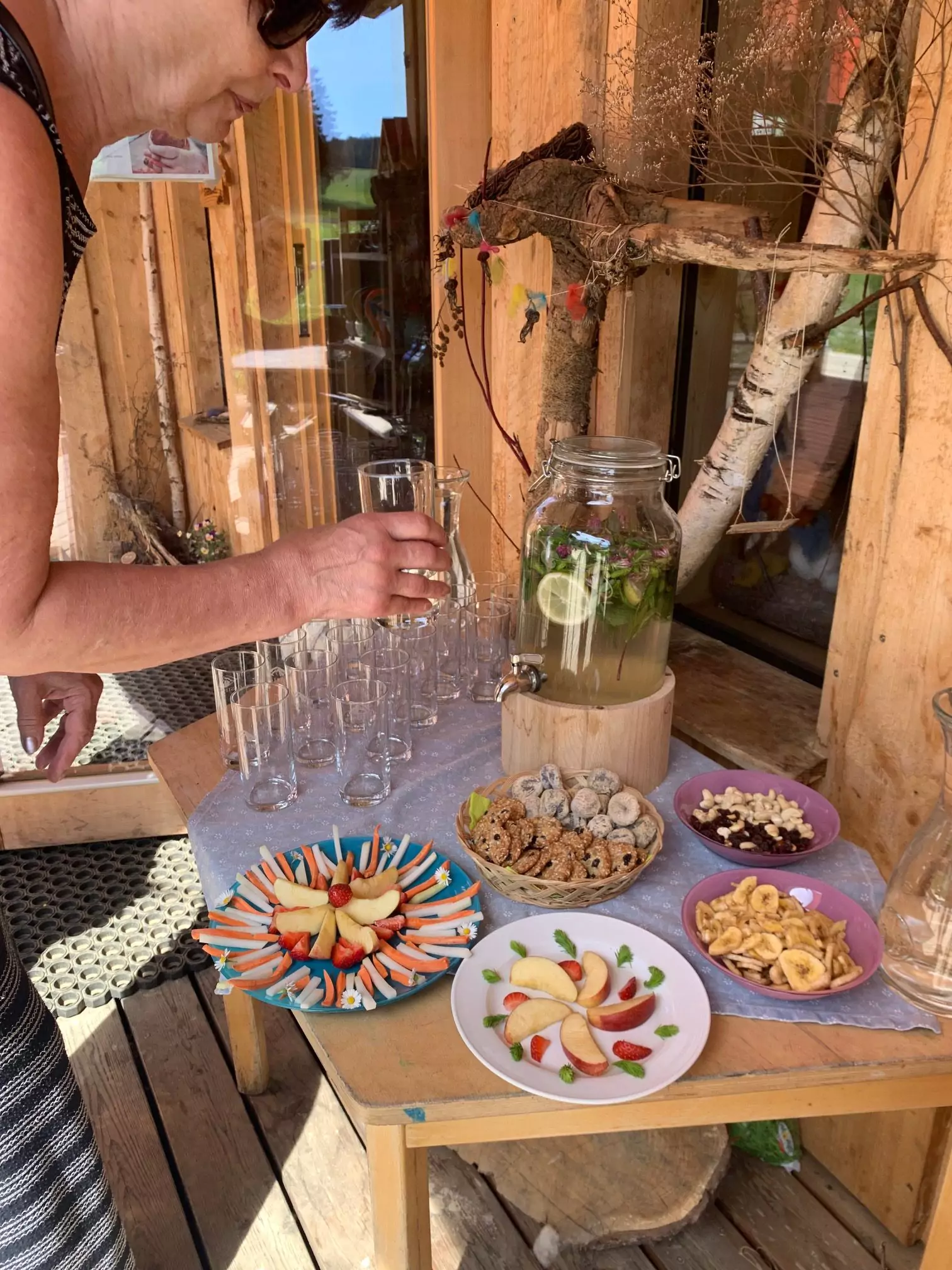 Getränke und Snacks - Exkursion in den Dark Sky Park Attersee-Traunsee