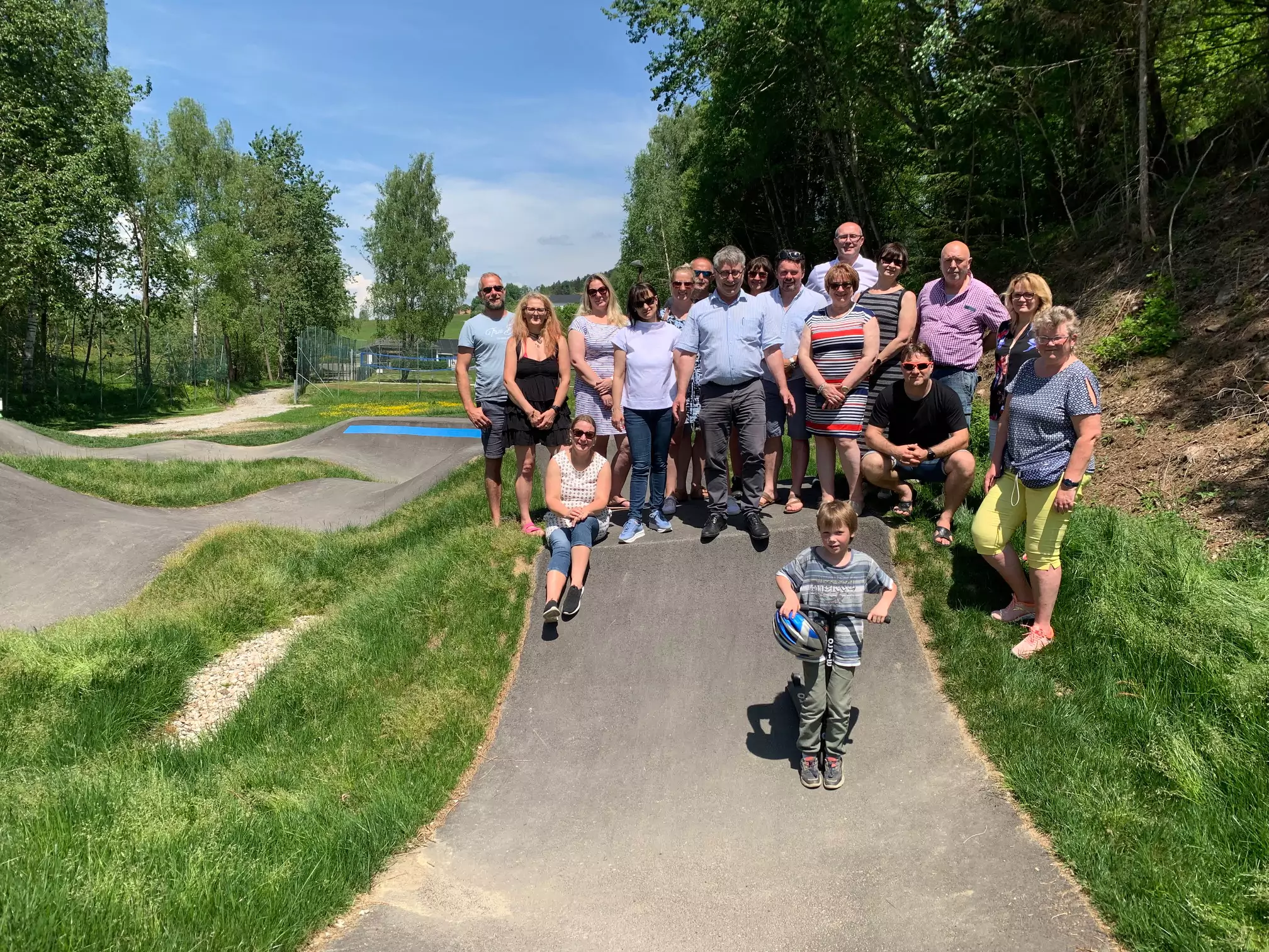 Gruppenfoto - Exkursion in den Dark Sky Park Attersee-Traunsee