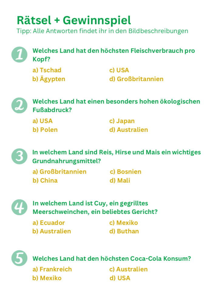 Rätsel & Gewinnspiel "Was is(s)t die Welt?"