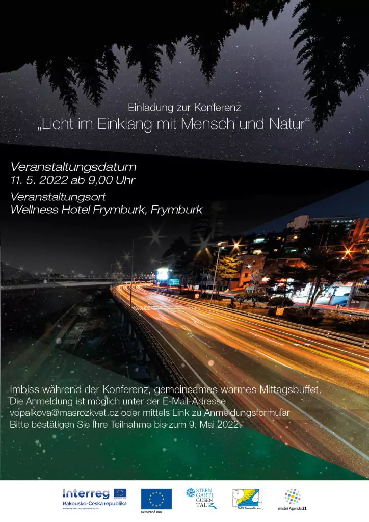 Einladung zur Konferenz "Licht im Einklang mit Mensch und Natur"