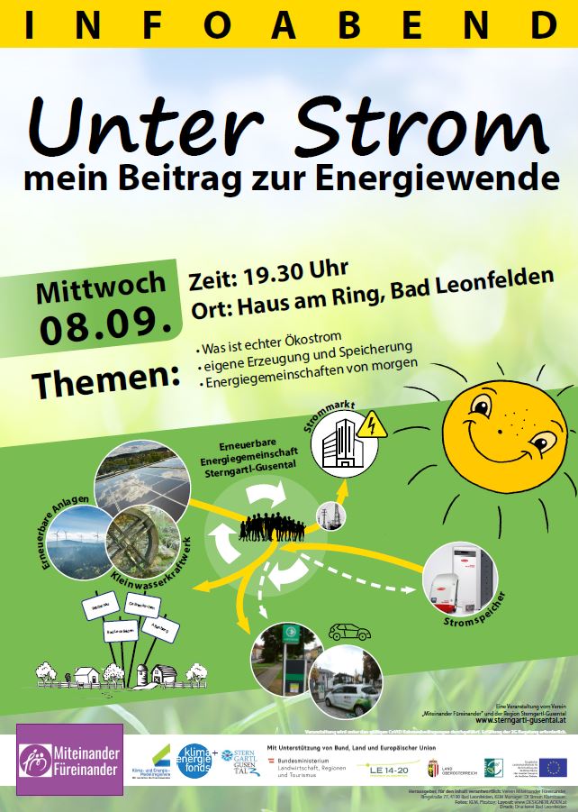 Infoabend Unter Strom - mein Beitrag zur Energiewende