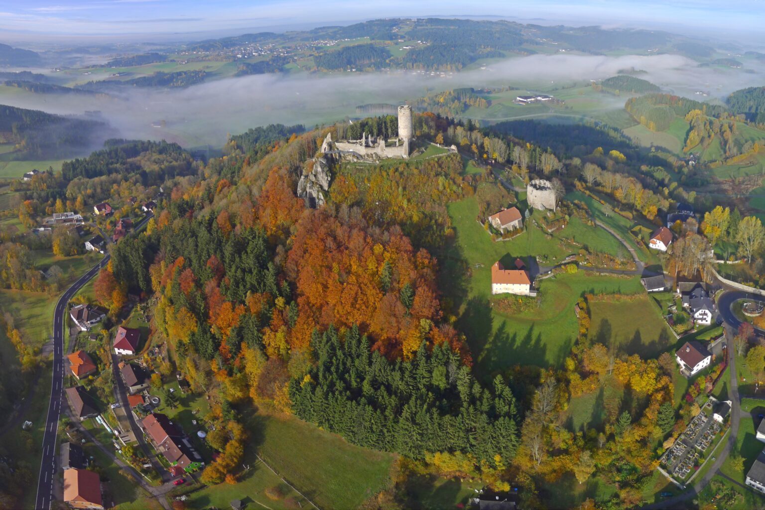 Luftaufnahme Waxenberg