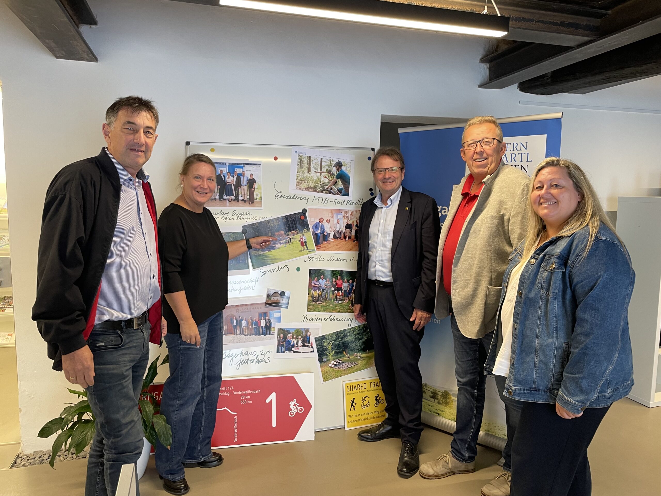 Gruppenfoto Besuch Hannes Heide