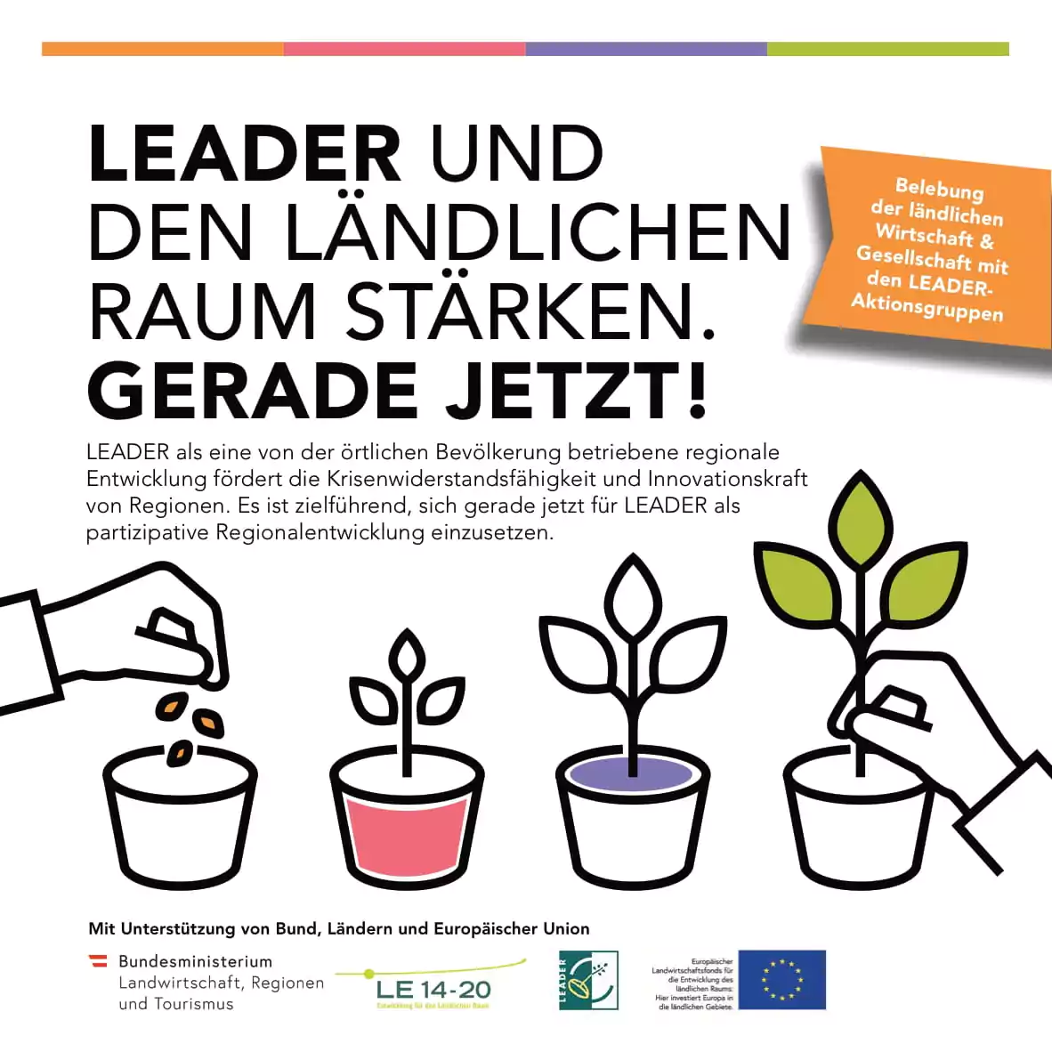 Broschüre - Wie wir mit LEADER den ländlichen Raum stärken