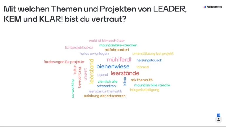 Mitgliederversammlung der Region Sterngartl Gusental