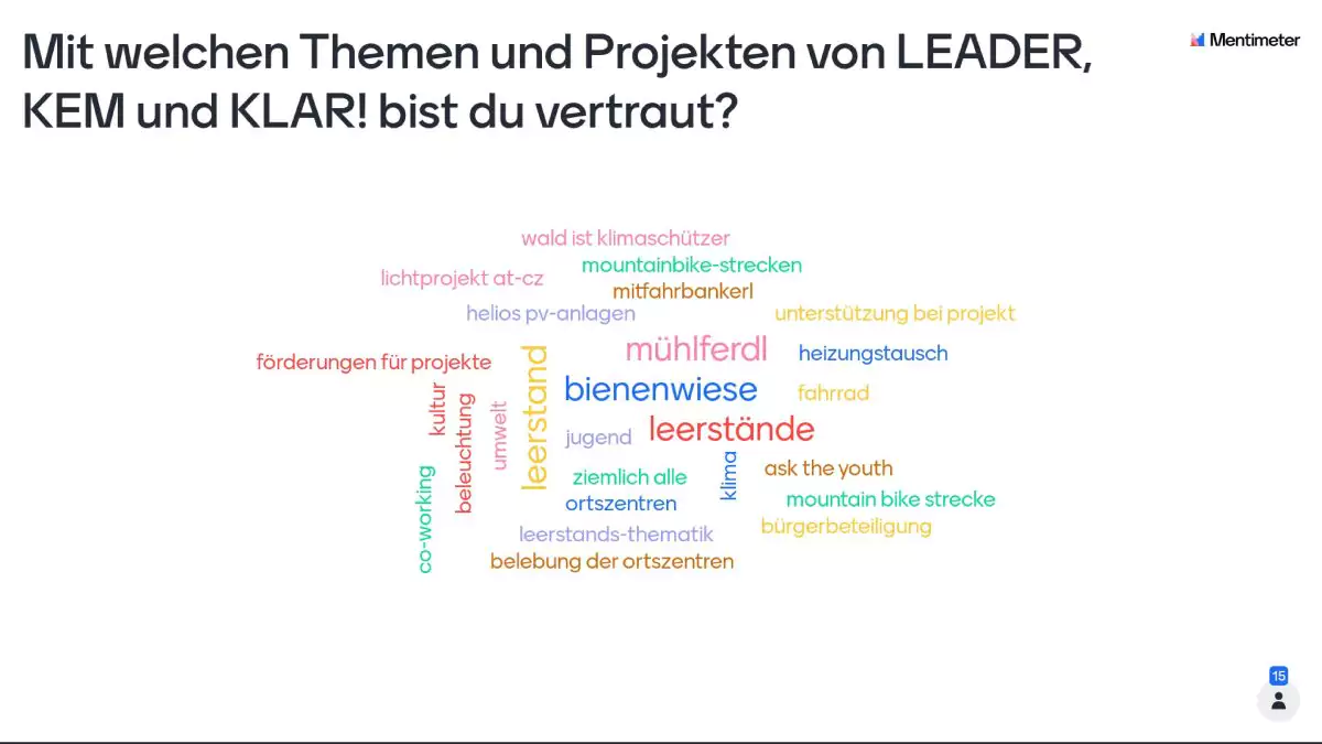 Mitgliederversammlung der Region Sterngartl Gusental