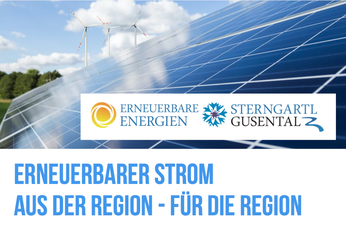 Grafik Erneuerbarer aus der Region - für die Region