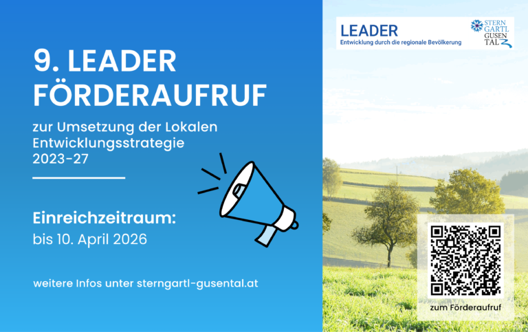 9. LEADER Förderaufruf